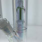 12"Holographic Straight Tube w/ UV Showerhead Perc