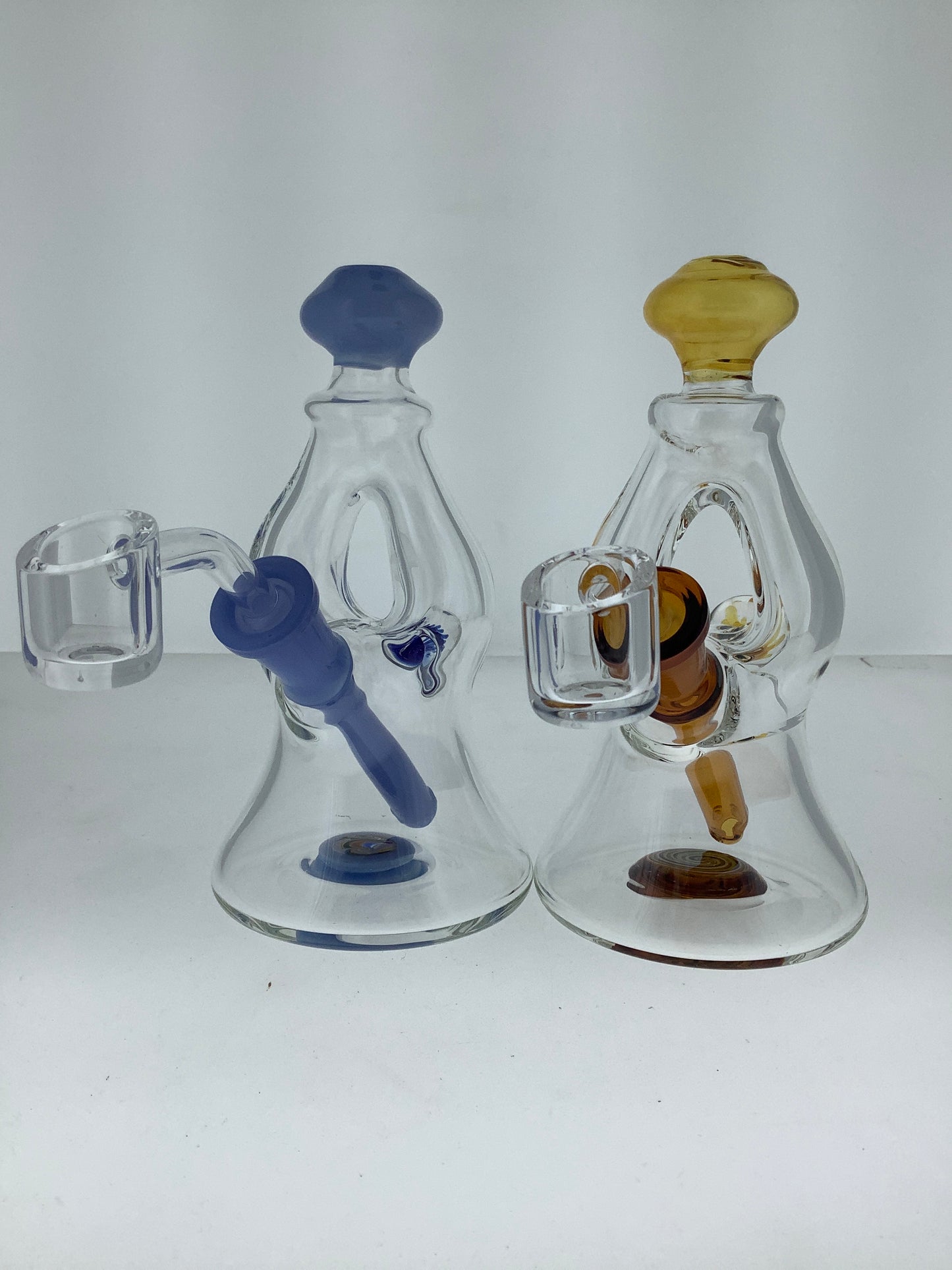 7" Pass Through Rig w/ Color Accents & Marble