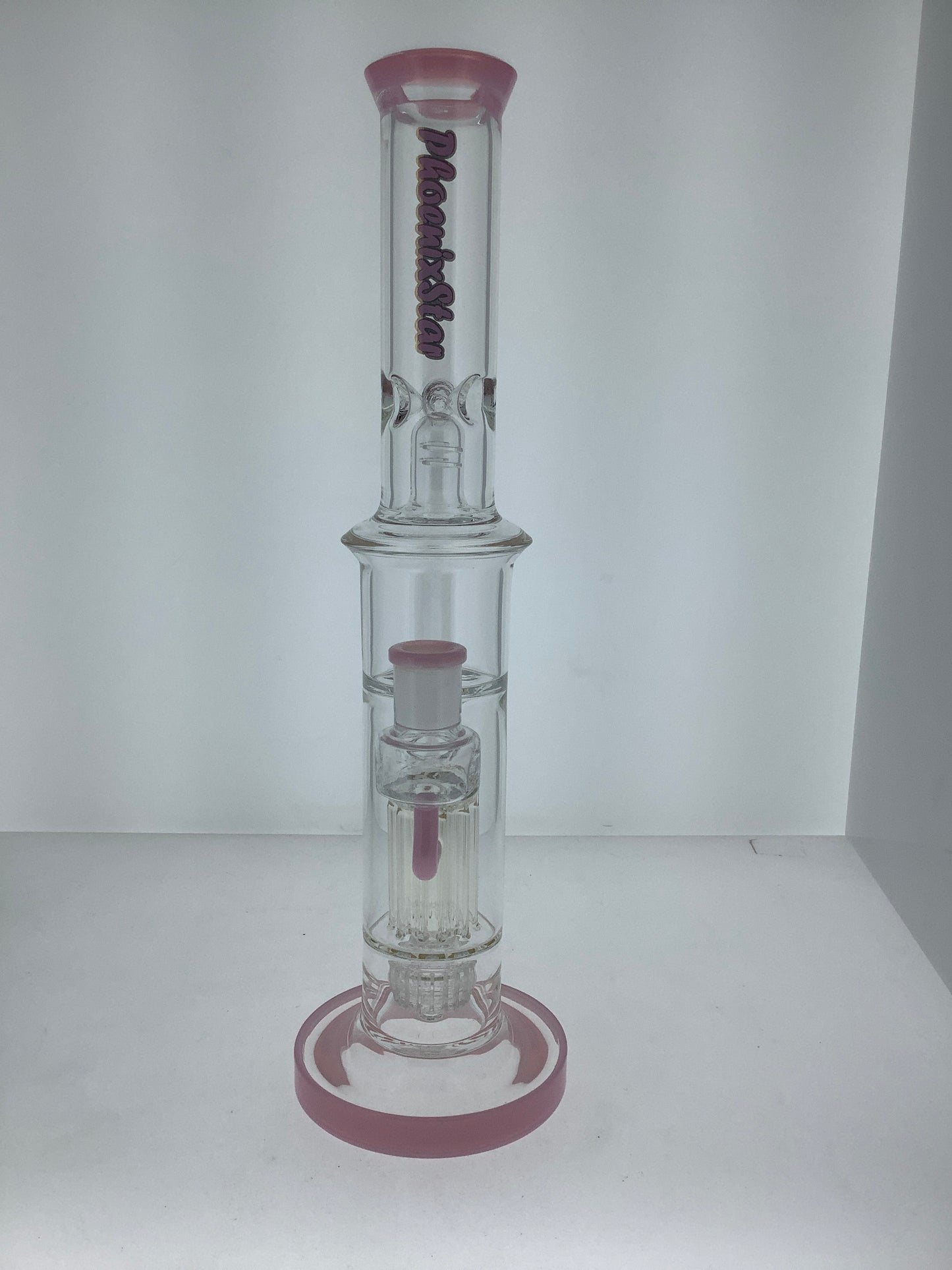 Phoenix 12" Color Rig w/ Showerhead & Tree Arm Perc
