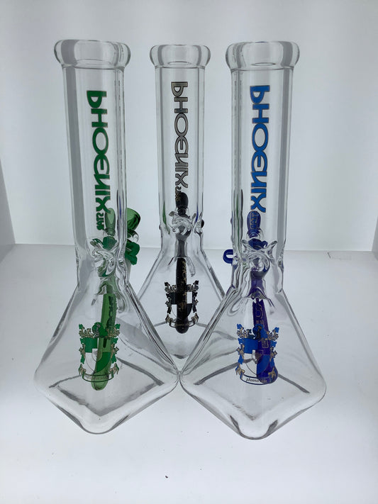 Phoenix Square Base Beaker w/ Ice Catch
