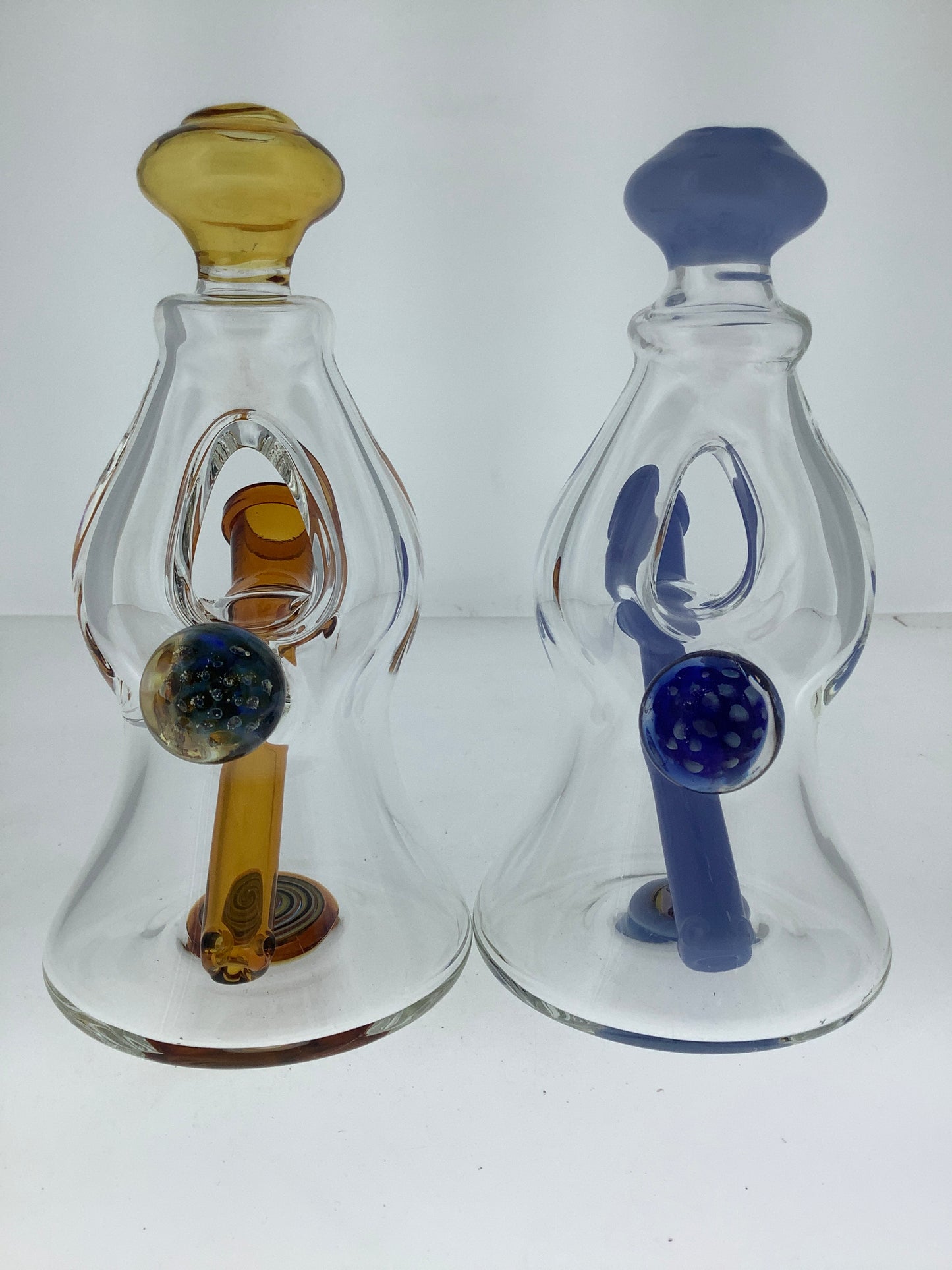 7" Pass Through Rig w/ Color Accents & Marble