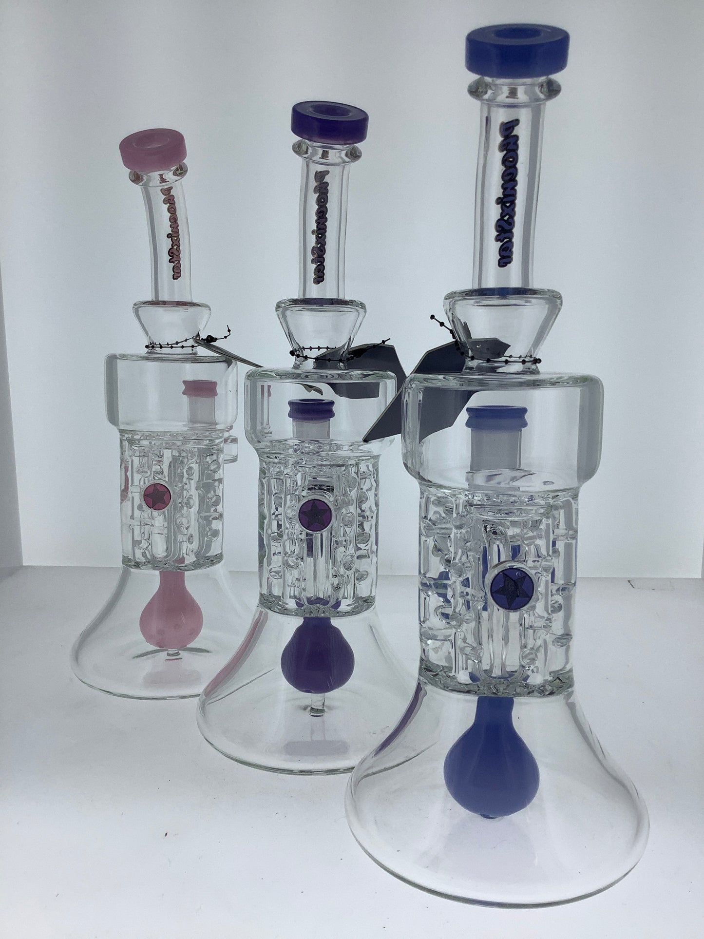 Phoenix Star 11" Glycerin Rig w/ 4 Pillar Perc