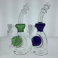 9" Color Ball Bent Neck Recycler