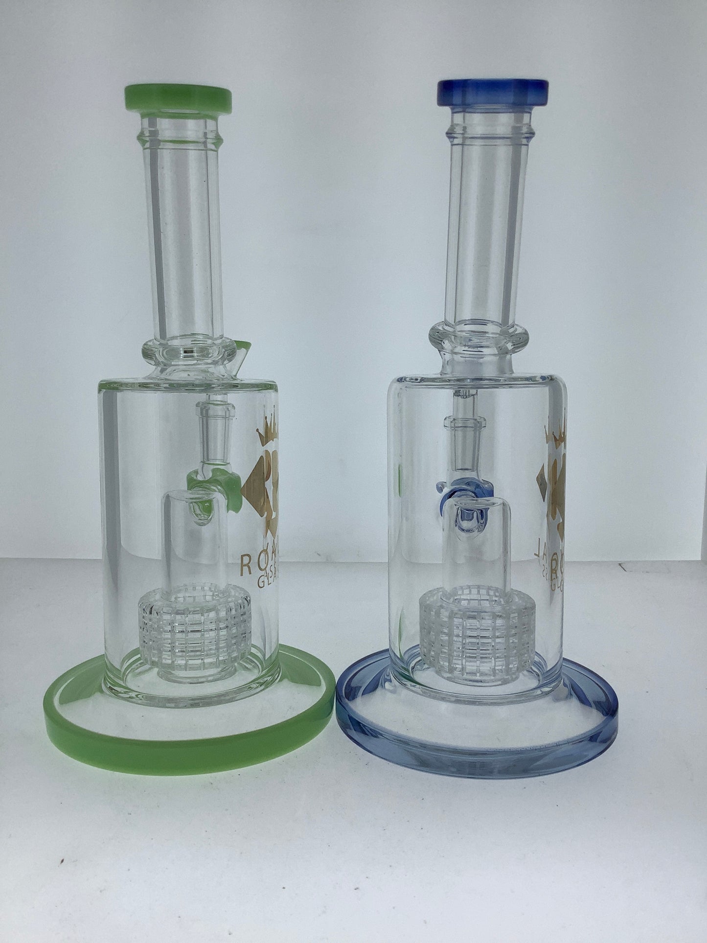 8.5" Royal Glass Rig w/ Matrix Rig & Color Accents