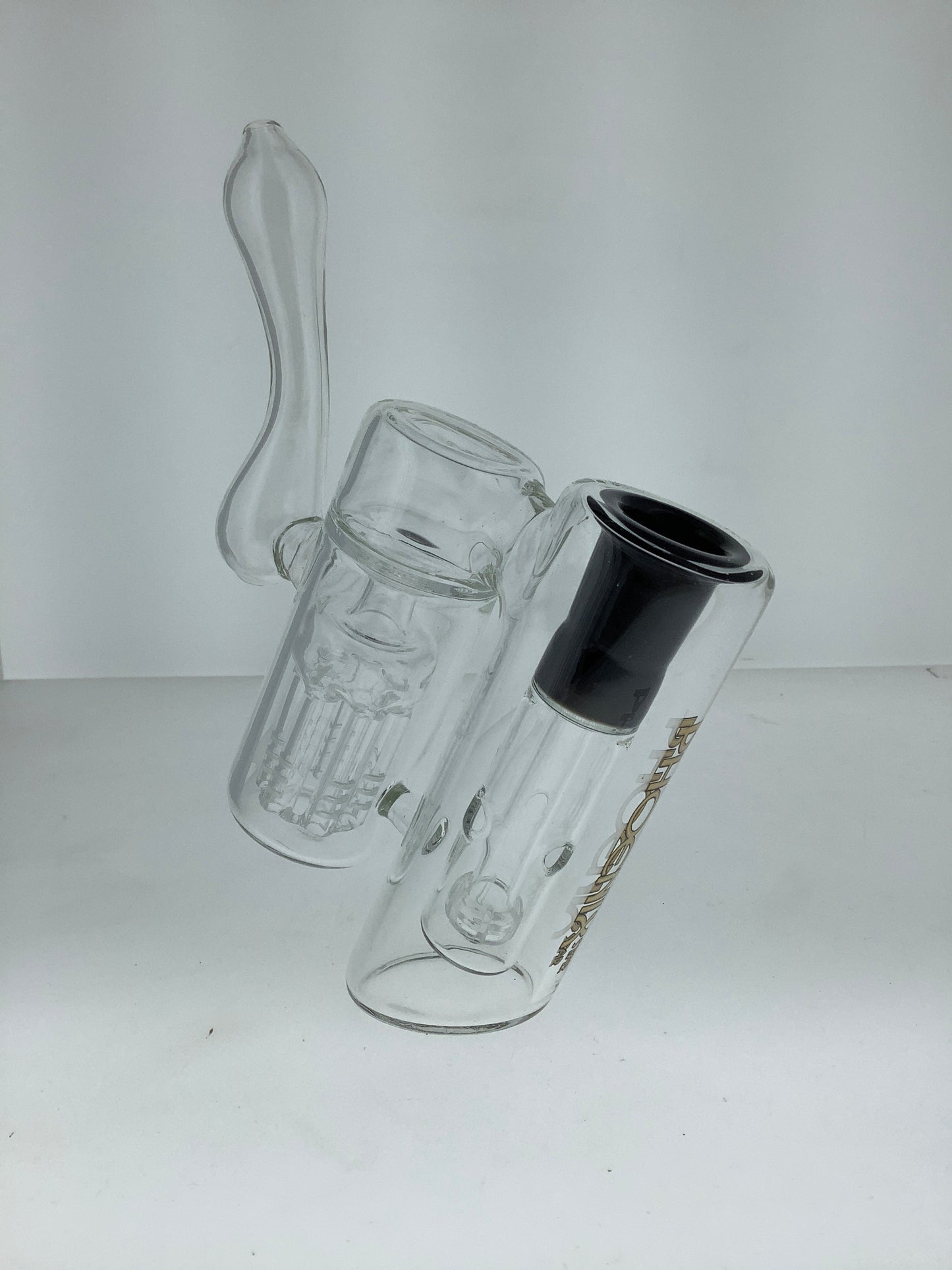 Phoenix Double Perc Bubbler w/ Color