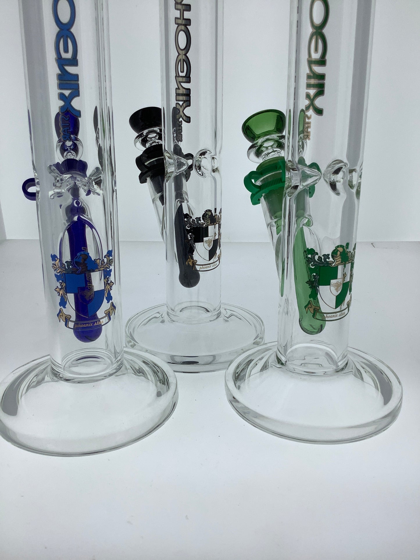 Phoenix Star 10" Color Straight Tube w/ Ice Catch