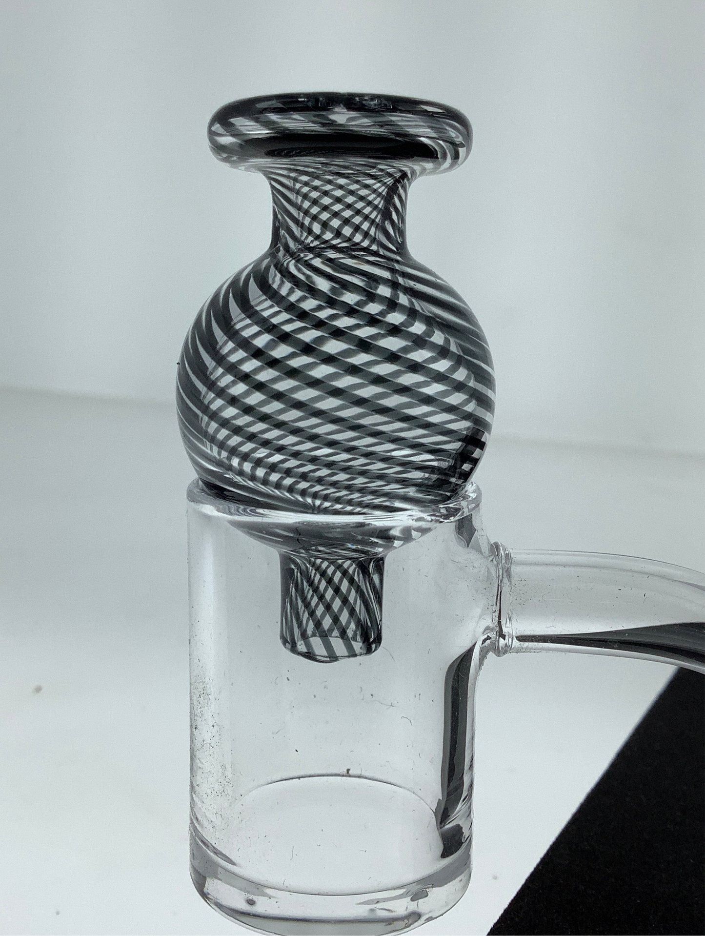 Clear Bubble Cap w/ Color Line Work