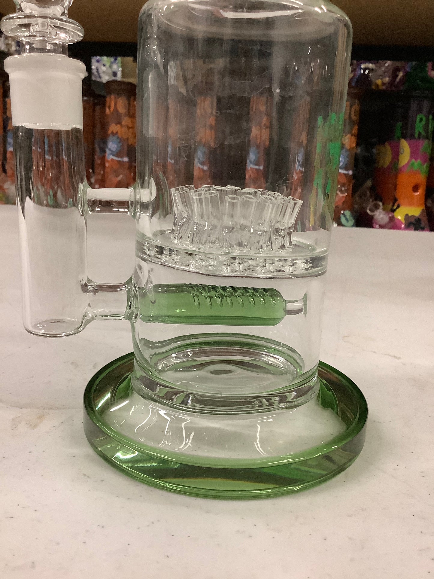 Phoenix 19" Glycerin Rig w/ Inline Perc & Sprinkler Perc