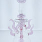 8" Bent Neck Rig w/ Color Horns