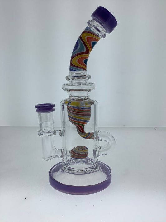 9in WigWag Incycler with Colored Accents