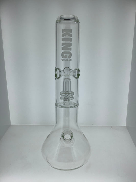 King Volcano 65mm Beaker w/ Perc & Ice Catch