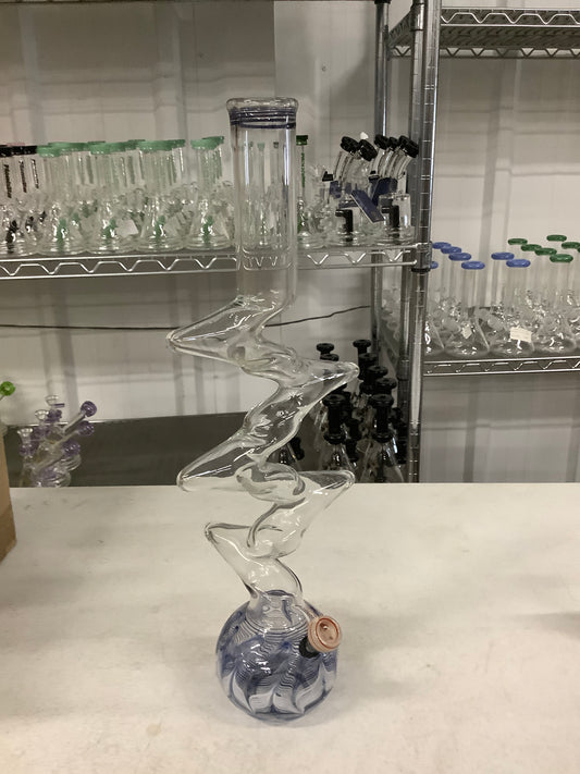 22” Quadruple Kink Wrap Rake Bubble Beaker