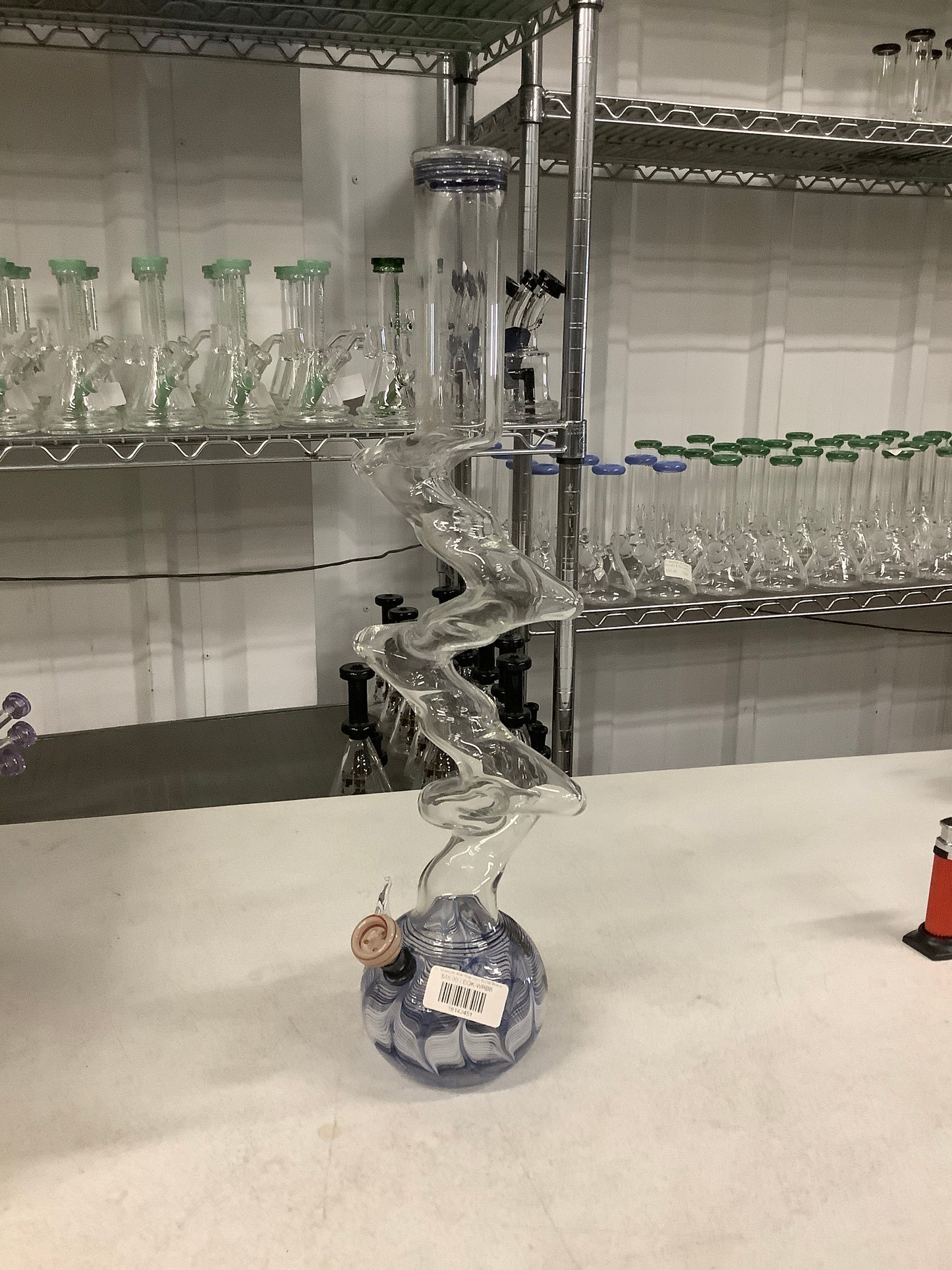 22” Quadruple Kink Wrap Rake Bubble Beaker