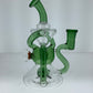 8" Color Recycler w/ Showerhead Perc & Flower Marble