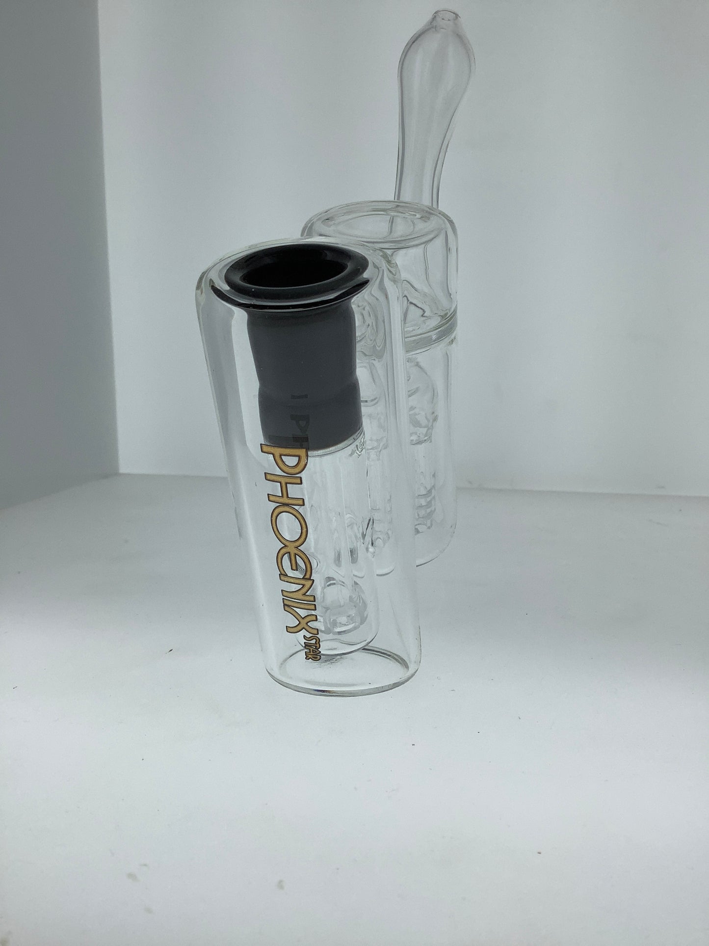Phoenix Double Perc Bubbler w/ Color