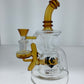 Diamond Glass Rig w/ Color Stem Line Perc