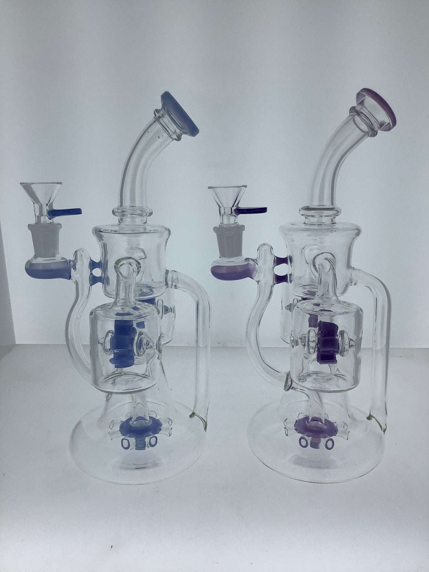 10" Twin Turbine Rig w/ Color