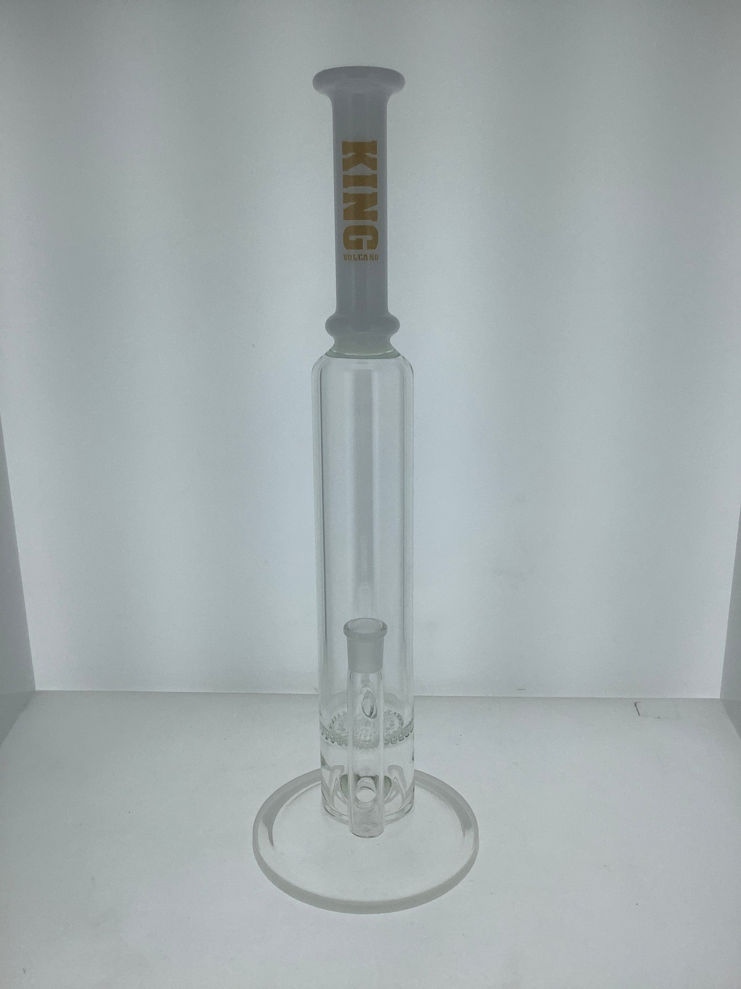 King Volcano 15" Rig w/ Color Neck & Honey Comb Perc