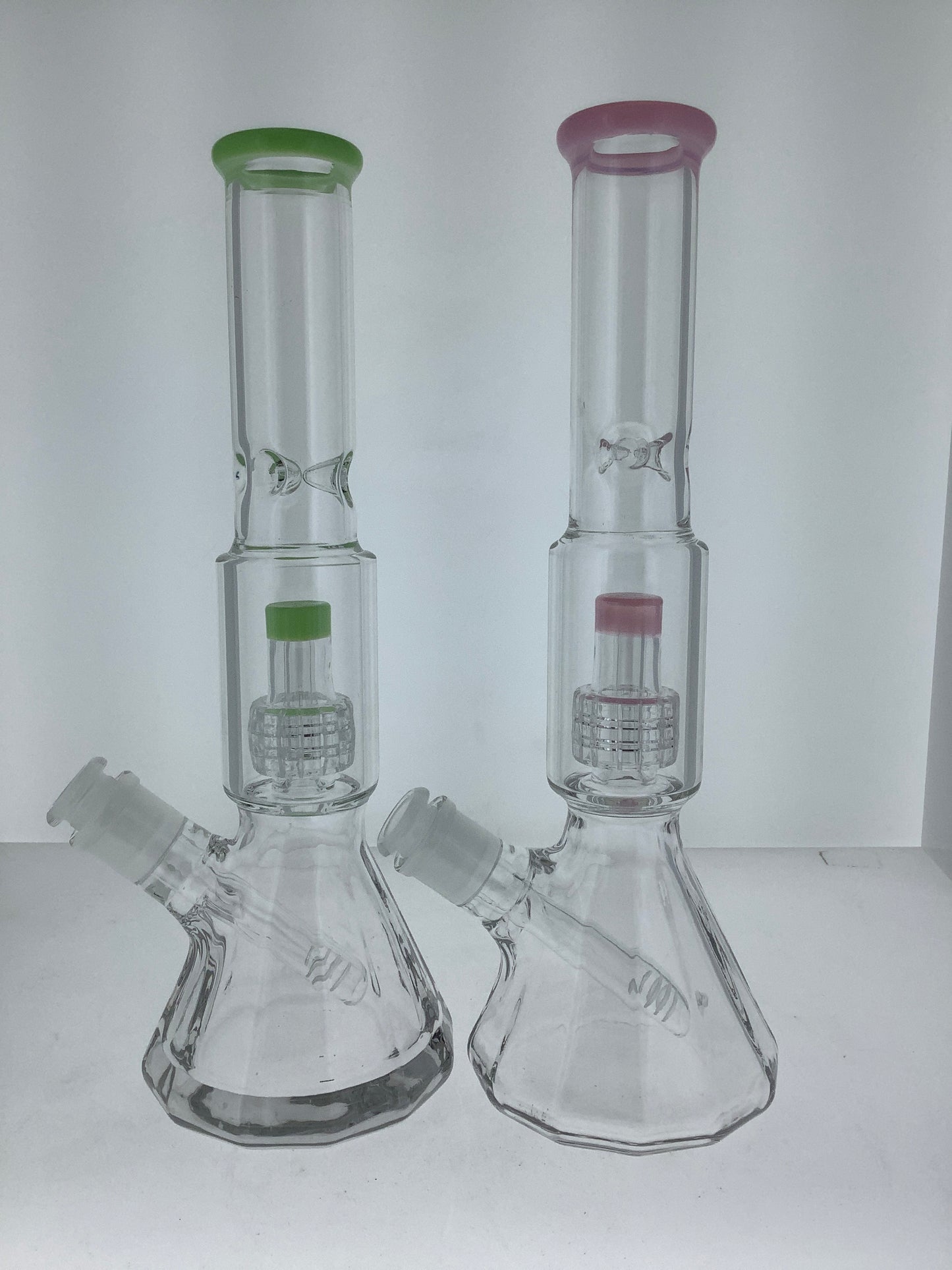 13" Diamond Base Beaker w/ Color Perc