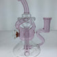 8" Color Recycler w/ Showerhead Perc & Flower Marble
