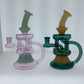 8" Color Recycler Rig w/ Showerhead Perc