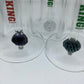 King Volcano Rig with Color Mouthpiece and Brain Looking Perc