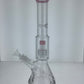 13" Diamond Base Beaker w/ Color Perc