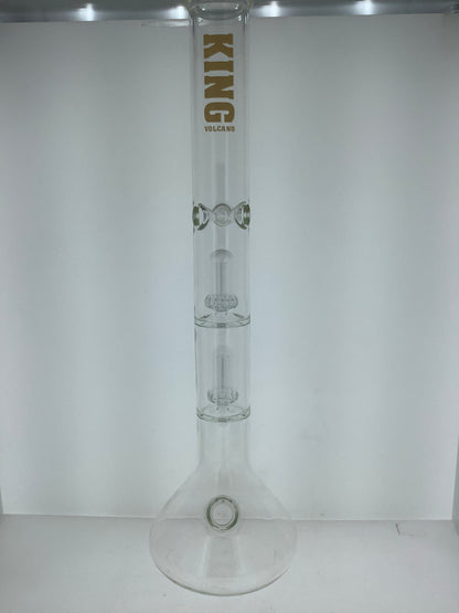 King Volcano 20" Beaker w/ Double Perc