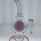 8" Rig w/ Color Suspended Ball & Showerhead Perc