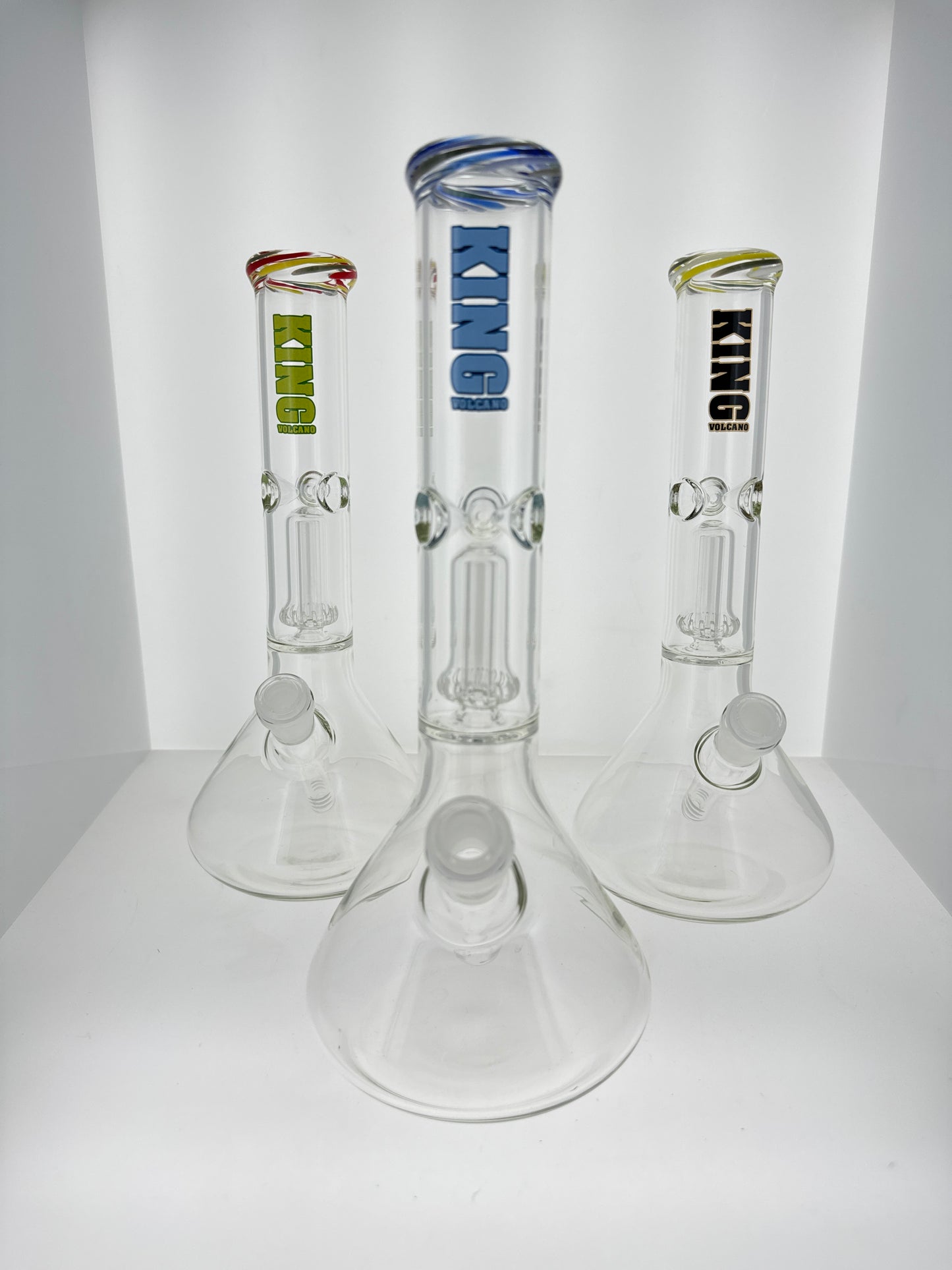 King Volcano Showehead Beaker with Color