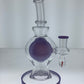 8" Rig w/ Color Suspended Ball & Showerhead Perc