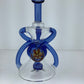 8" Color Recycler w/ Showerhead Perc & Flower Marble