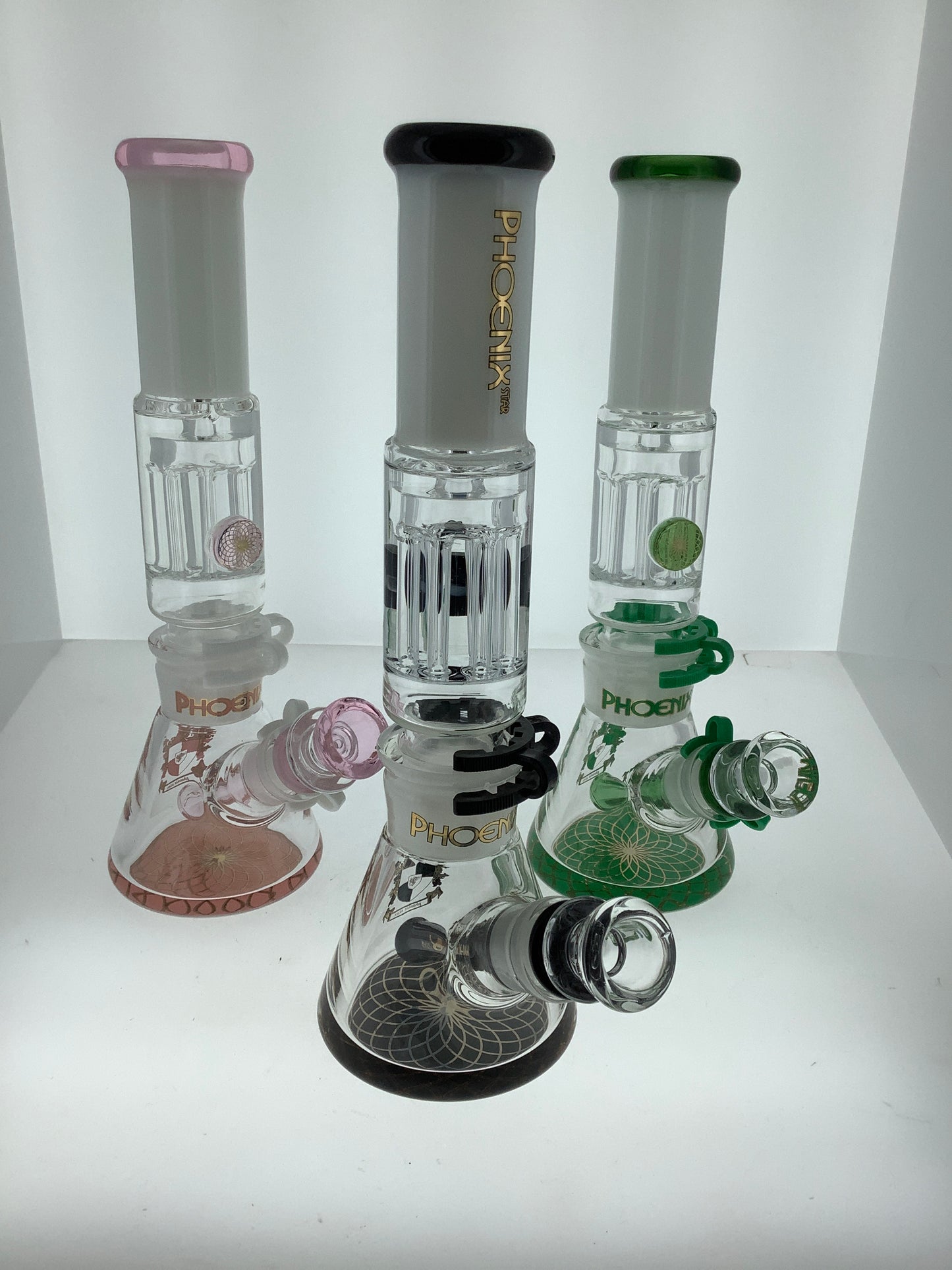 Phoenix 12" Tree Arm Glycerin Coil Beaker