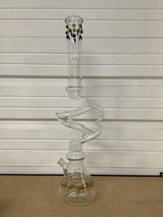 26” Wrap Rake Kink Heart Beaker