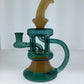 8" Color Recycler Rig w/ Showerhead Perc