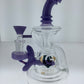 Diamond Glass Rig w/ Color Stem Line Perc