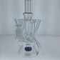 8" Double Uptake Recycler w/ Showerhead Perc & Pass Through