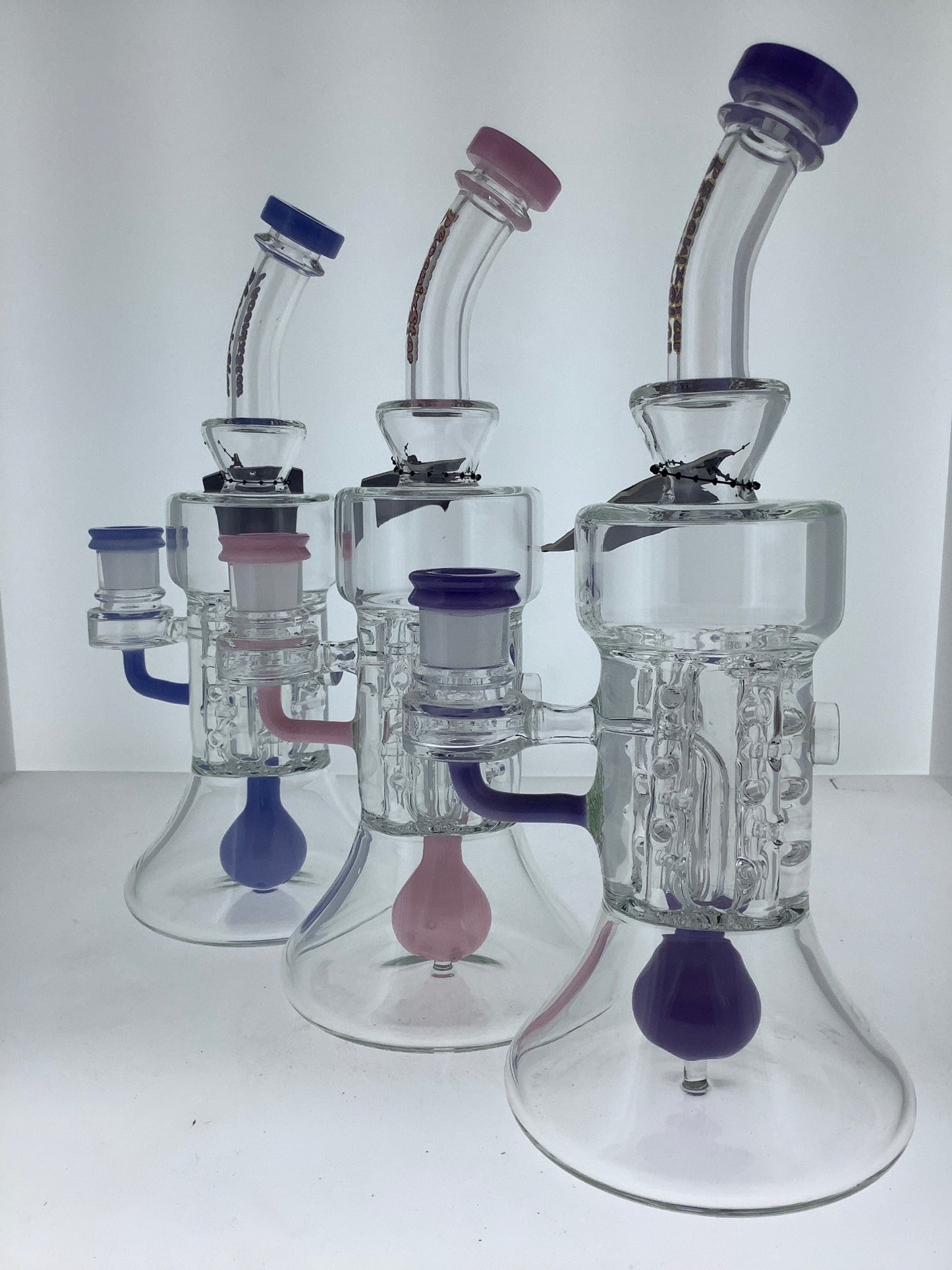 Phoenix Star 11" Glycerin Rig w/ 4 Pillar Perc