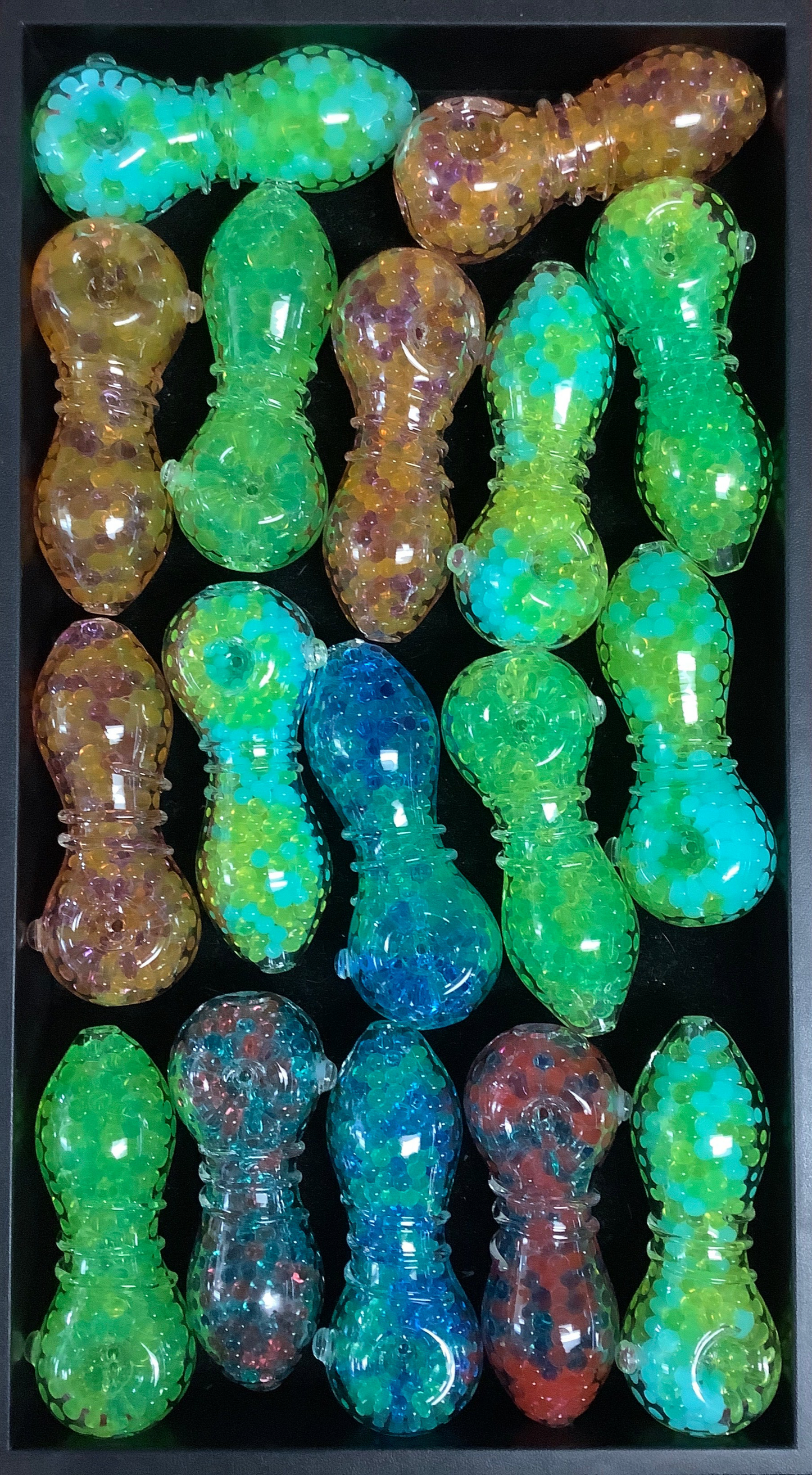 4" Glycerin ball hand Pipe