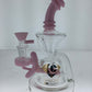 Diamond Glass Rig w/ Color Stem Line Perc