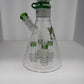 Phoenix 18" Glycerin Beaker w/ Quad Showerhead Perc