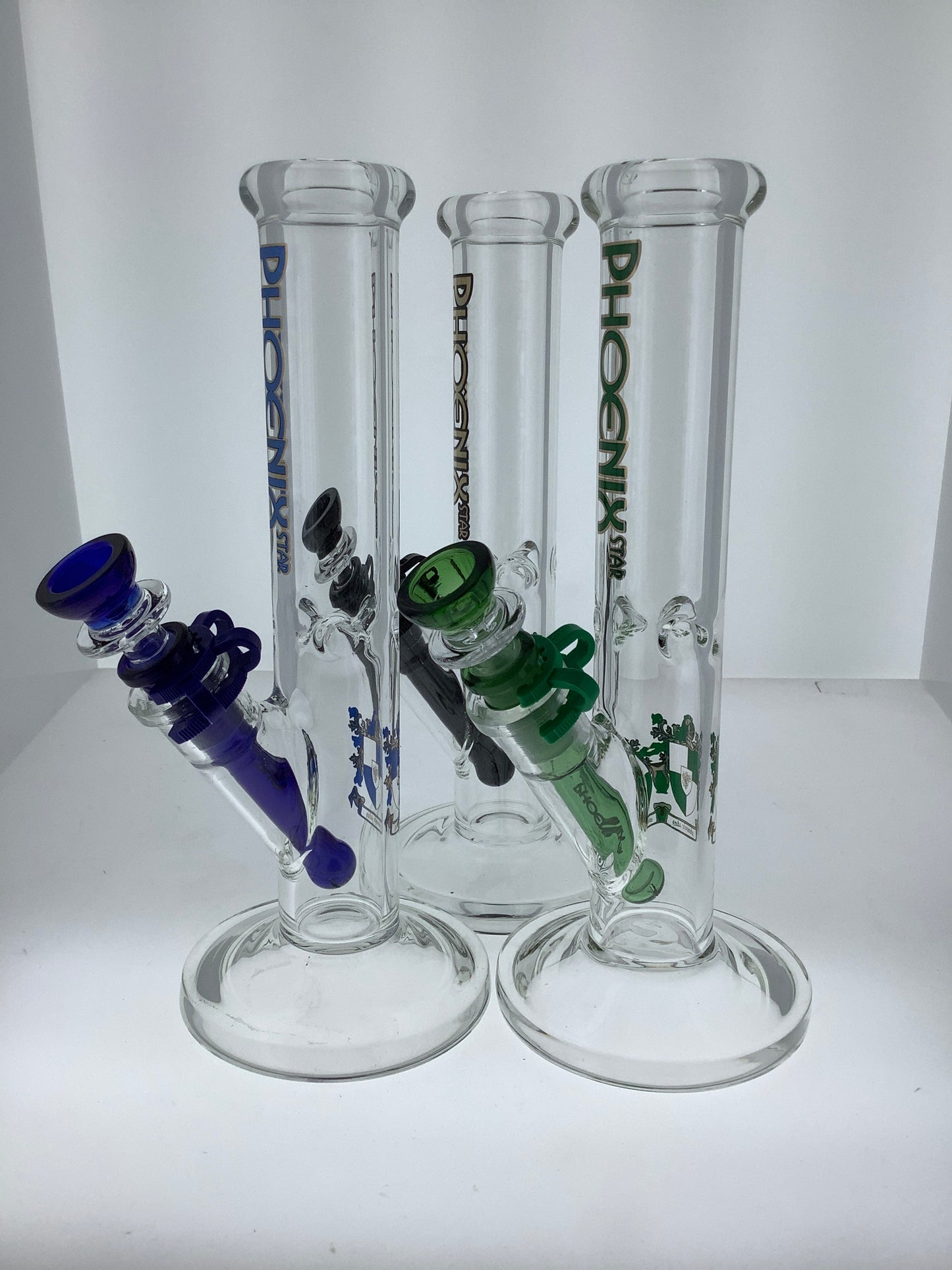 Phoenix Star 10" Color Straight Tube w/ Ice Catch