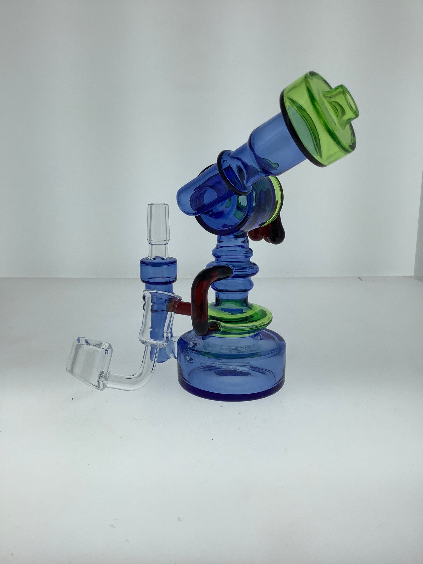 6" Full Color Paint Drip Male Rig