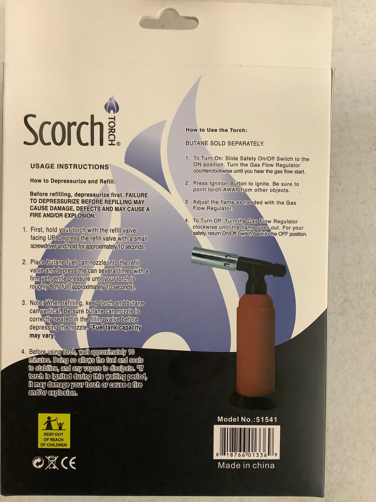 Scorch Torch #51550 & #51541