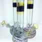 10” Wrap and Rake Bubble Beaker Mixed Colors
