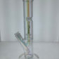 12"Holographic Straight Tube w/ UV Showerhead Perc