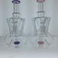 8" Double Uptake Recycler w/ Showerhead Perc & Pass Through