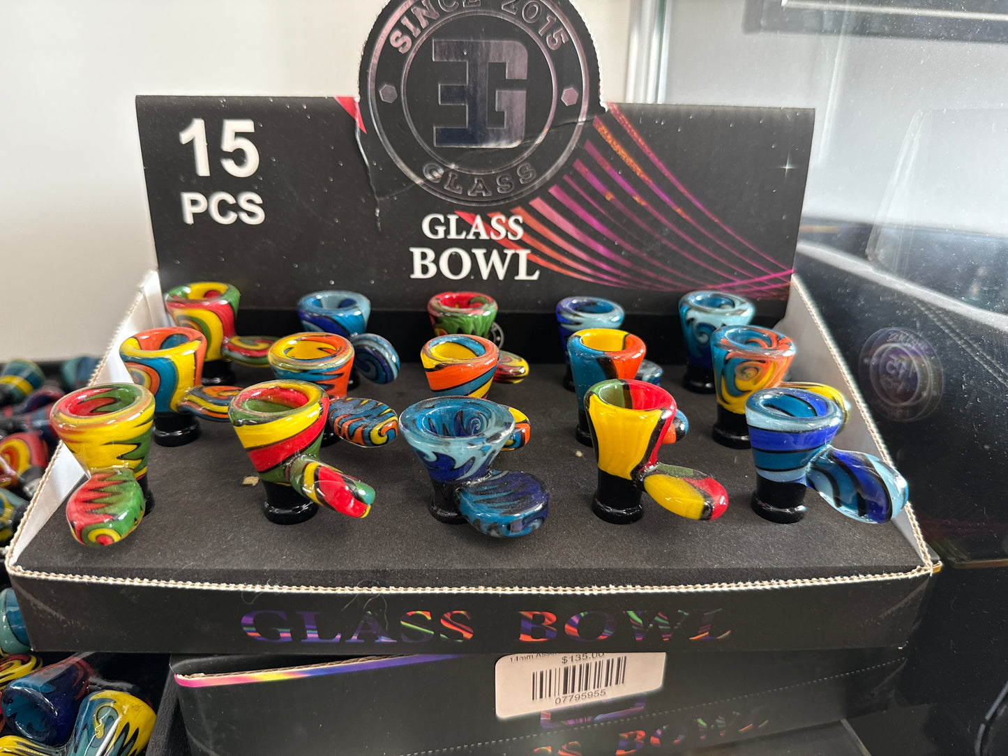 14mm Assorted Linework Slide/Bowl Display/singles