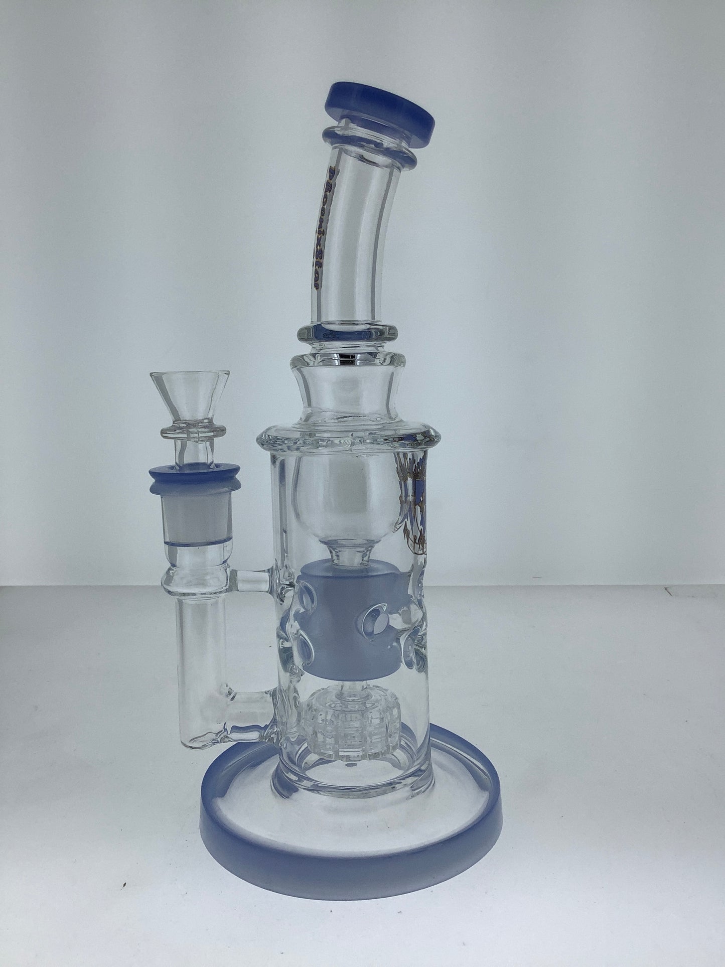 10" Phoenix Bent Neck Rig w/ Straight Fab & Matrix Perc w/ logo