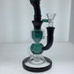 8" Color Recycler Rig w/ Shower Head Perc